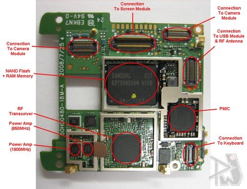 HTC Touch Pro - Main PCB