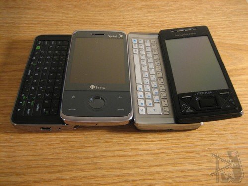 Sony Ericsson XPERIA X1 - Touch Pro Comparison