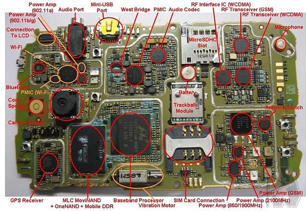 Blackberry bold pcb 1